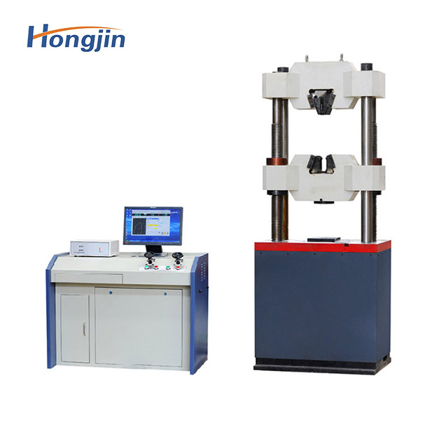 Microcomputer Controlled Low Frequency Cyclic Tensile Testing Machine