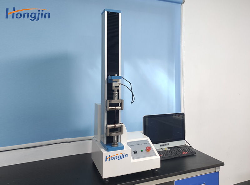 Single-column computerized tensile and compression testing machine